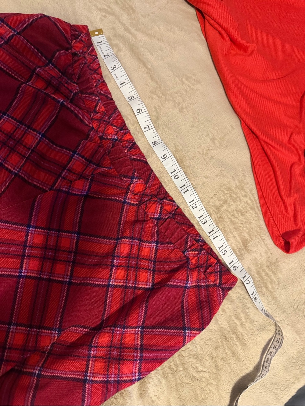 Pioneer Woman Red Plaid Pajama Set size XL Flannel Sleep Set - Picture 6 of 7
